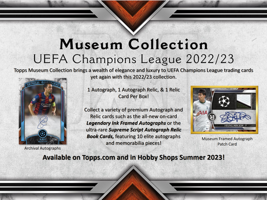 2022-23 Topps UEFA Champions League Museum Collection Soccer Box