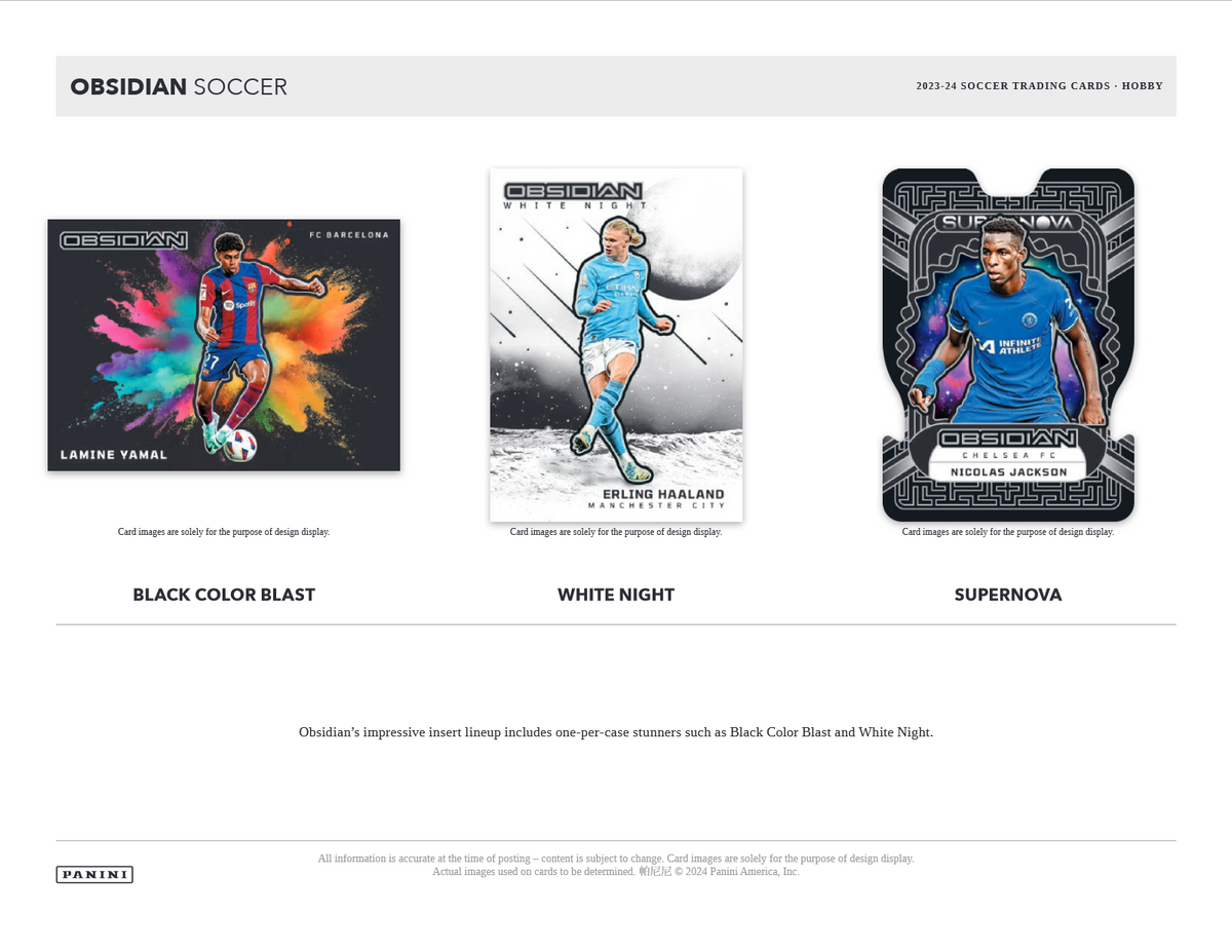 2023-24 Panini Obsidian Soccer Hobby Box