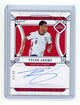 Tyler Adams 2022 Panini National Treasures FIFA Road to World Cup Penmanship Sapphire #'d 49/49